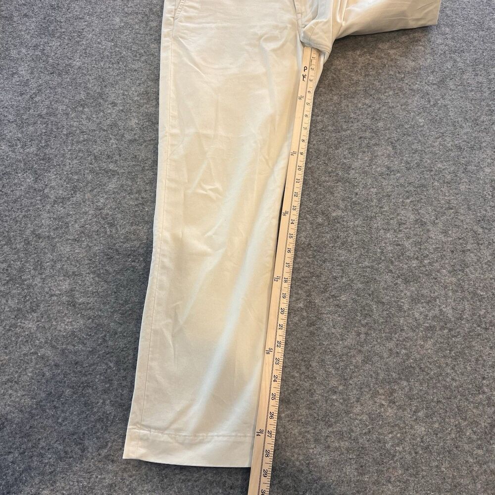 Polo Ralph Lauren Men’s Stretch Cotton Twill Chino Pant Cream Color Size 33/30 - Picture 2 of 12